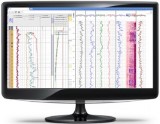 Данные на мониторе, полученные каротажным регистратором «ВЕЛКО-Н»